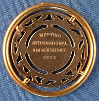 Herinneringsmedaille studentenwerldspelen 1923